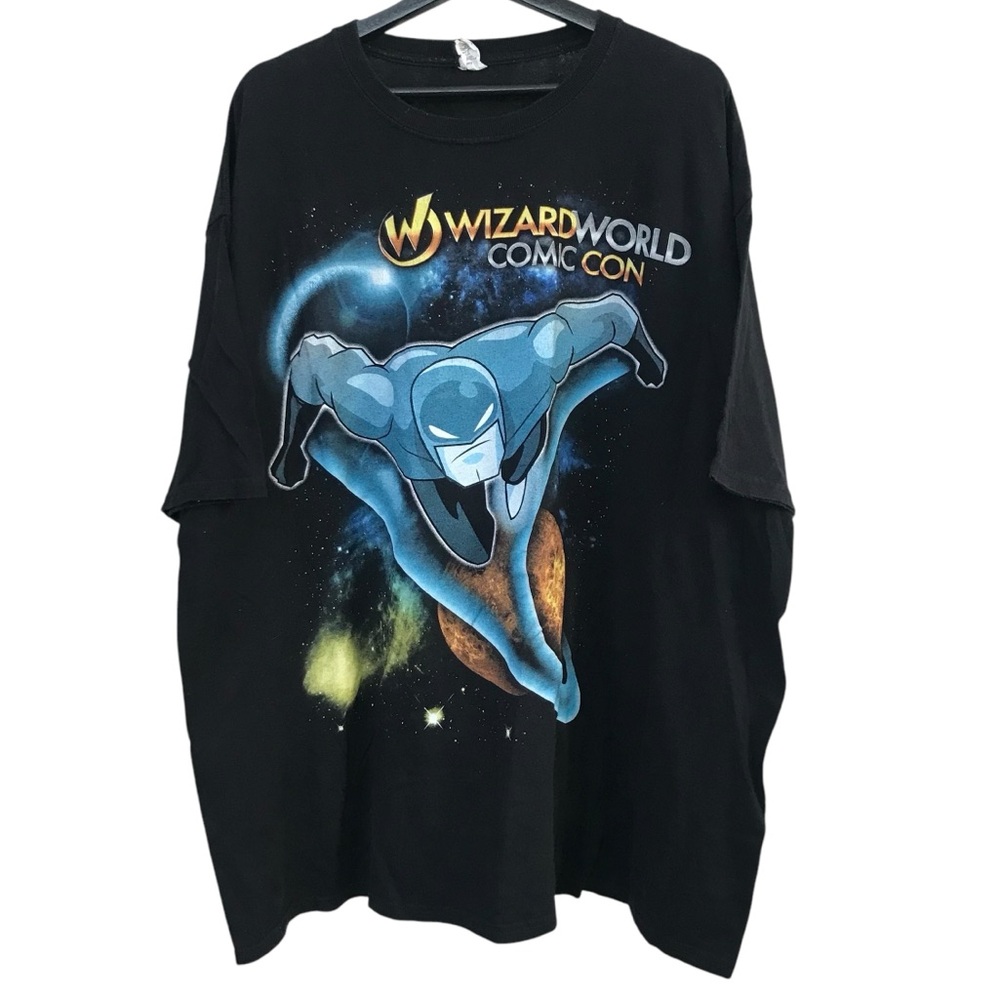 Wizard World Comic Con black graphic tee t-shirt mens 3X 3XL